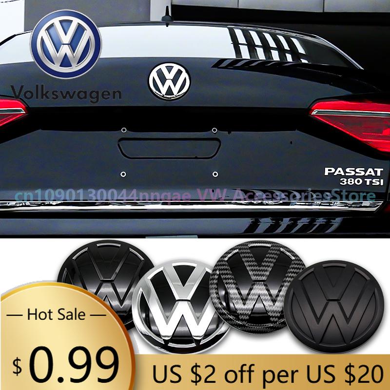 Für VW Volkswagen Jetta MK5 Golf ABS Auto Frontemblem Kühlergrill-Plakette Kofferraumplakette geeignet für Volkswagen Passat 2016 2017 2018 Lav