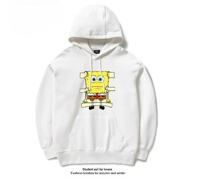 2025 SpongeBob SquarePants Big Star Pi Crab Boss Octopus Brother Printed Hoodie Couple Cartoon Summer Cotton Loose Top