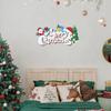 Christmas Diamond Painting Stickers Xams Element Patten Vibrant Color Hands Skill Improve Easy DIY Mosaic Wall Sticker
