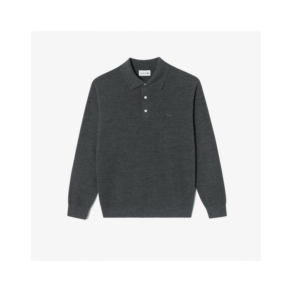 

LacoSte Men S Pique Organization Collar Sweater Polo Ah770e 54n 050 003