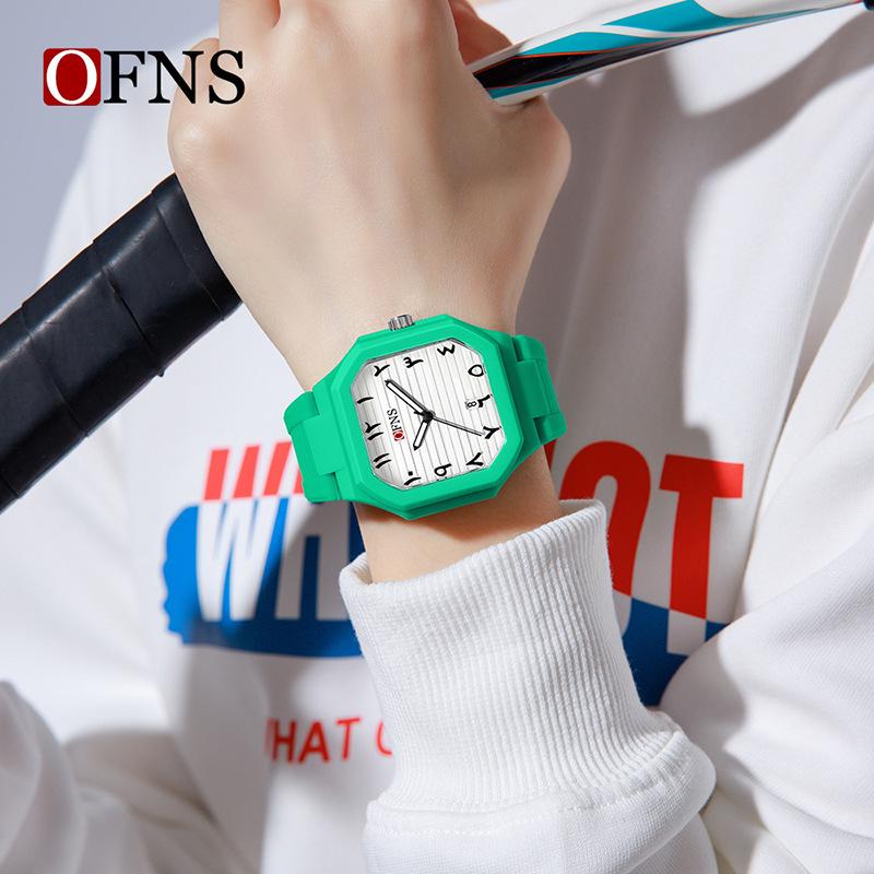 Middle East Exclusive Unisex Quartz Watch - Square Dial, Arabic Numerals, Waterproof, Luminous with Calendar