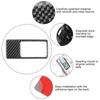 Qiilu Parking Button Frame Cover Carbon Fiber Sticker Center Console Decoration Cover Fit Mazda MX‑5 / Roadster ND16-20