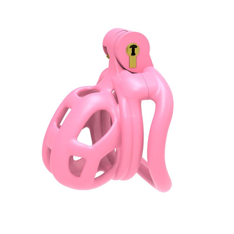 A and B Generations of Snake pink Breathable Chastity Lock for Men to Prevent Detachment Adult Erotic Toy