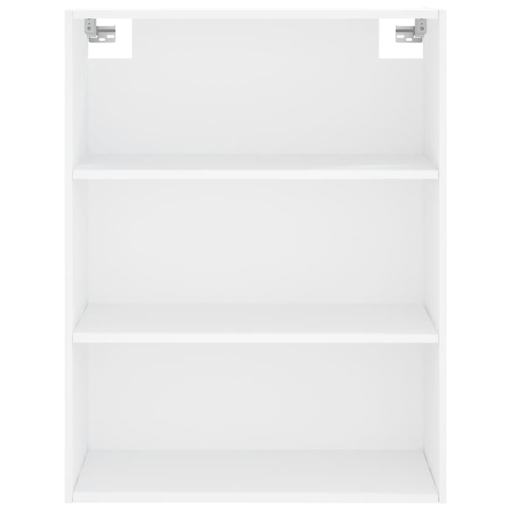 Vidaxl Display Cabinet, White, 69.5X34X180 Cm, Wood-Based Material
