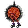 New Halloween Witch Hat Leg Door Wreath Halloween Wreath Door Hanging Decoration Happy Halloween Party Home Party Supplies Newest