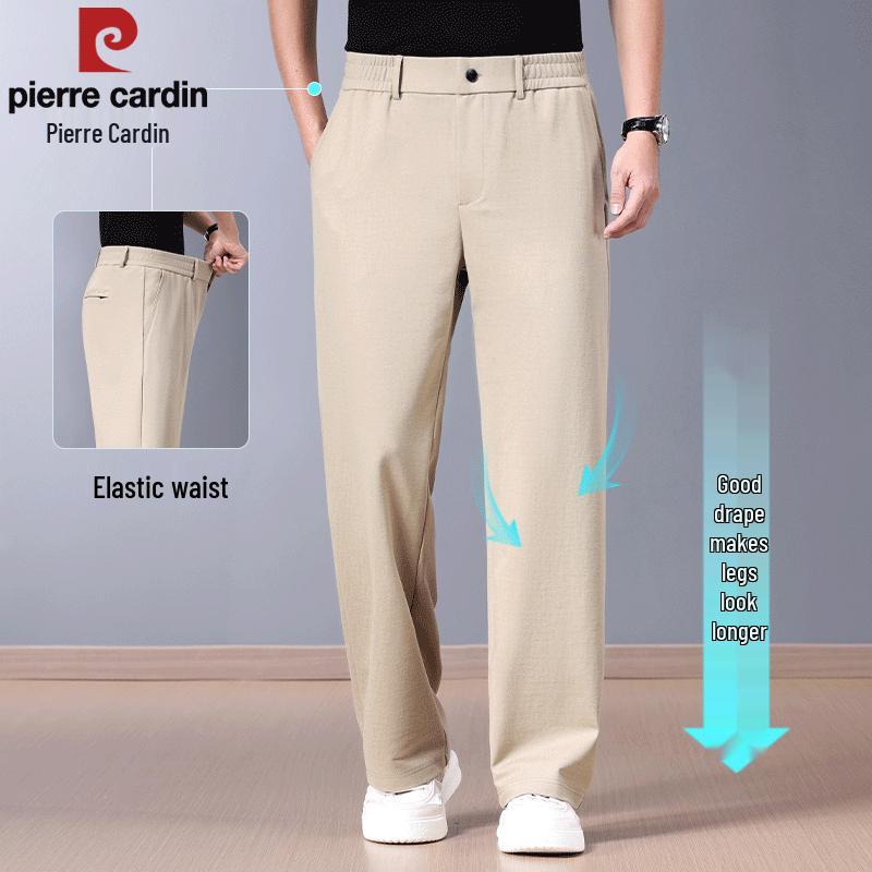 Pierre Cardin Men's Summer Tencel Linen Blend Casual Pants