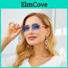 Vintage Sunglasses New Leg Wooden For Women Fashion Frameless Diamond Inlaid Sunglasses For Men Fashionable Square Glasses
