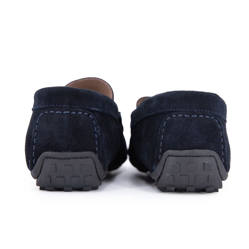 Suede Moccasins with Metal Detail Men PIERRE CARDIN