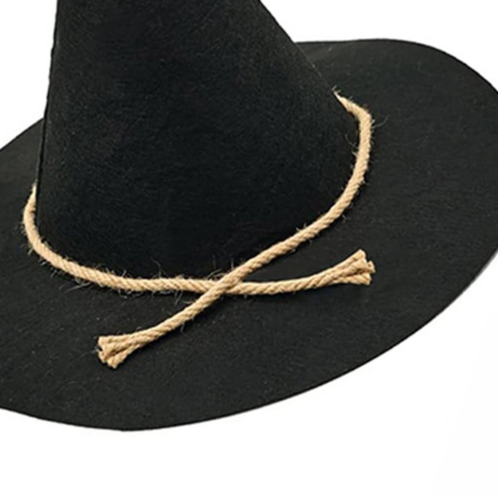 Comfortable Witch Hat Adult Teen Halloween Parties Witch Hat Practical Adult Cosplay Hat for Carnivals Photography