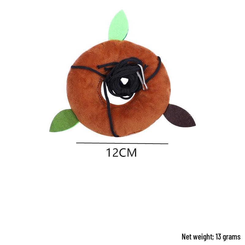 Small Pet Plush Toy Set: Hamster Leaf Hammock, Zip Line Tunnel, Swing, Warm Cotton Nest for Fancy Rats and Squirrels.