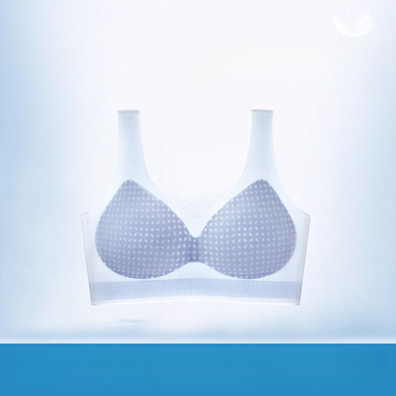 Breathable and Seamless Bra Women's Beautiful Back Underwear Women's Thin Frameless Vest Sports Bra Push Up Bra