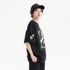 New MLB SS23 Set-in Sleeve T-Shirt Unisex Black 3ATSI0133-50BKS