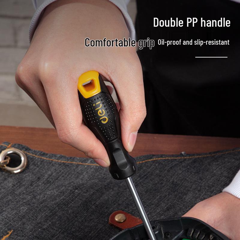 Star-Shaped Magnetic Tip Screwdriver with Flower Hole by Deli Tools