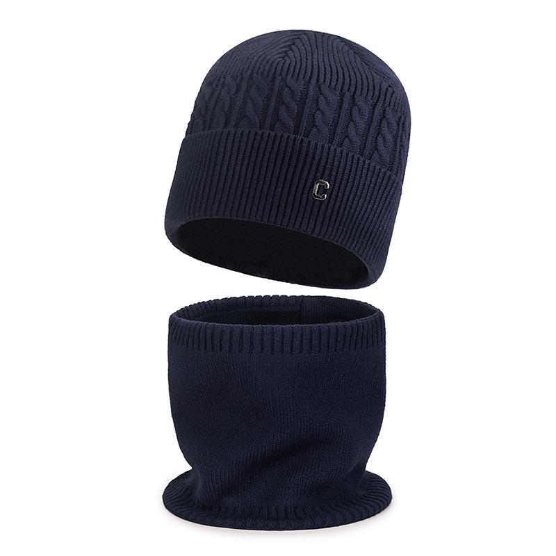 Women Men Winter Wool Hat Coldproof Warm Ear Protection Cap Outdoor Windproof Knitted Ski Hat