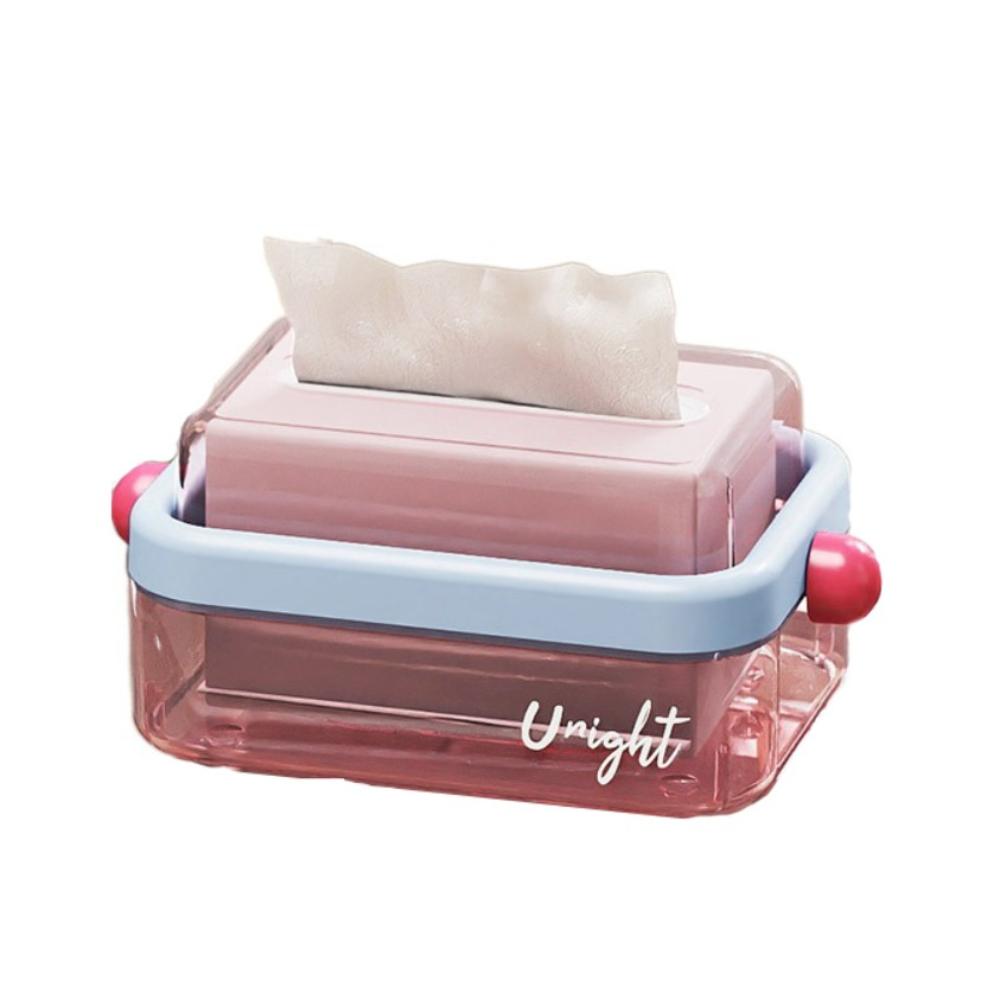 Large Capacity Tissue Storage Box Plastic Tissue Holder Modern Napkin Holder  Bathroom
