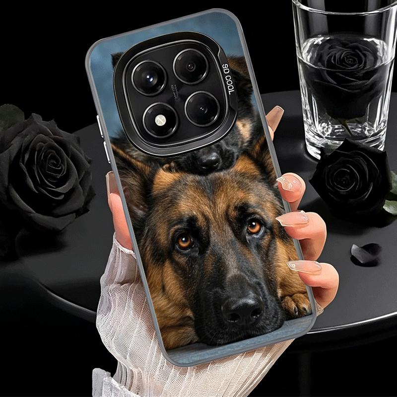 German Shepherd Dog Shockproof Phone Case for Xiaomi Redmi Note 15 14 13 12 Pro Plus 11 11S 11T 5G Cover Anti Fall Fundas