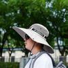 Summer Large Sun Hat Men Women Breathable Fishing Caps Sun UV Protection Mesh Fisherman Hat Hiking Outdoor Beach Cap
