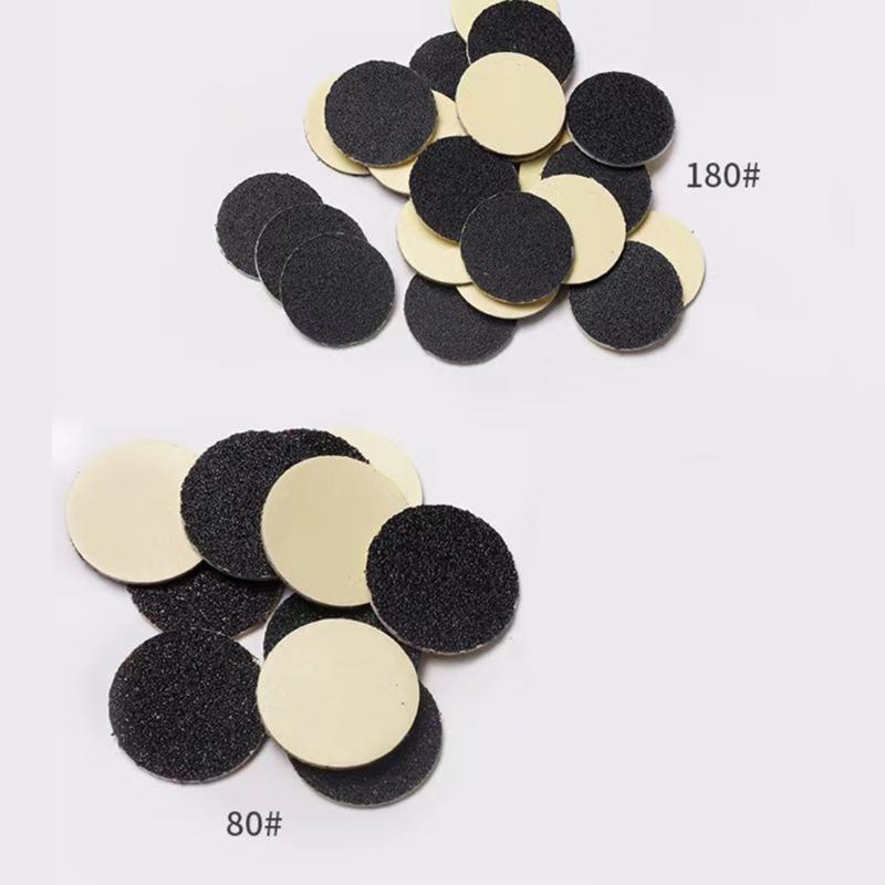 50x Foot File Disc Callus Disks Replaceable Sandpaper Discs Self-adhesive Sandpaper Disk Pads Remover Tool for Men Women