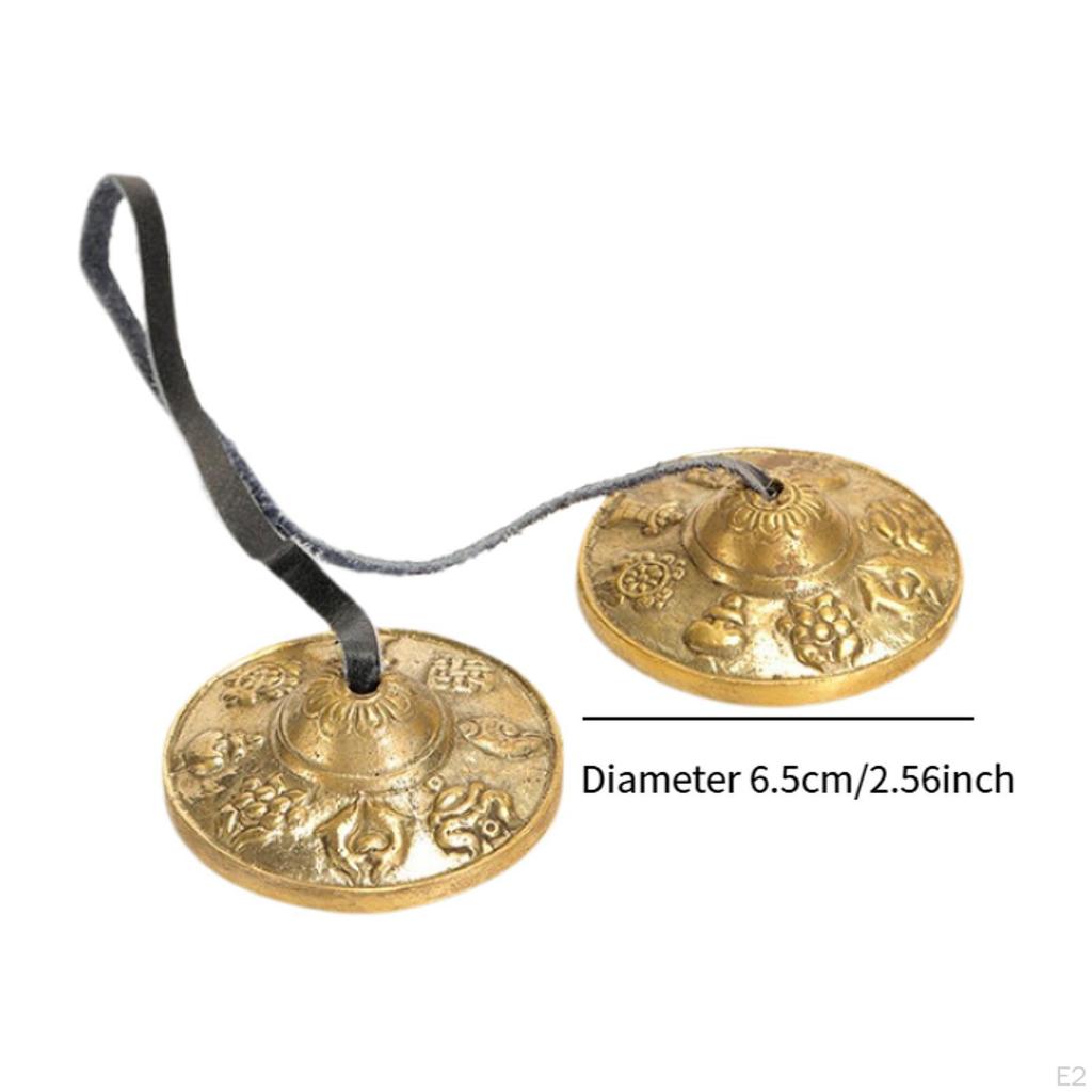 Chime Bells Tingsha Cymbals 6.5cm for Meditation Practice