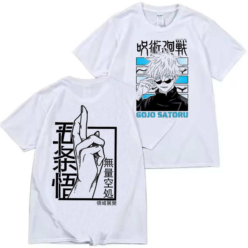 Gojo Satoru Anime Jujutsu Kaisen T-Shirt for Women Graphic T Shirts Woman Fashion Casual Tshirt Tee Manga Men