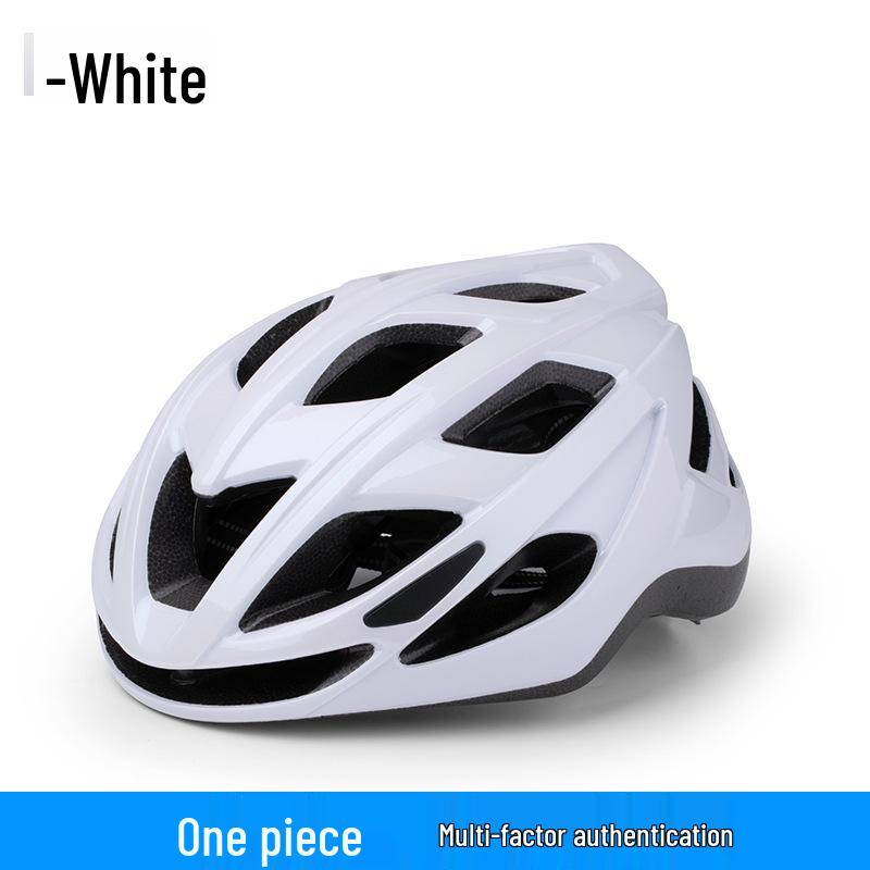 One-Piece Adjustable Adult Bicycle Helmet for Men & Women - Road Bike Anti-Collision Safety