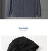 Herren Kapuzen-Sonnenschutzjacke - Ultraleicht, Atmungsaktiv, Winddicht, Schnelltrocknend, Lockere Passform, Kühlend, UV-Schutz.