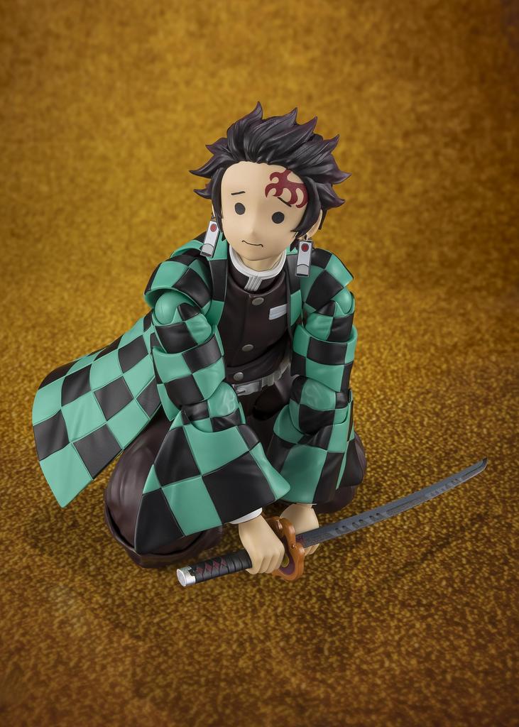 TAMASHII NATIONS Demon Kimetsu No Yaiba Tanjiro Kamado Mugenjo Decisive Battle Approximately 140mm PVC ABS Painted Movable Figure S.H.Figuarts Slayer
