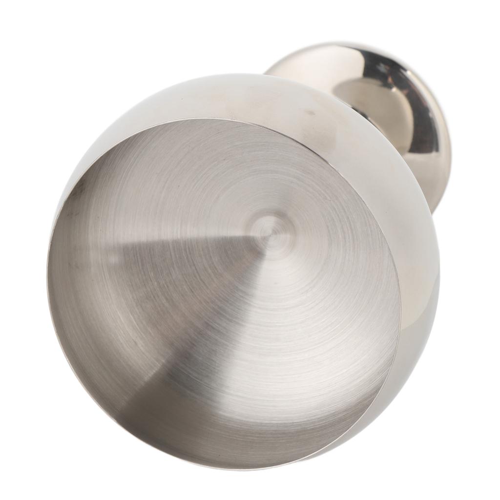 Metal Wine Glass 304 Stainless Steel 400ML Capacity Multifunctional Cocktail Glass for Yogurt Snacks Candy Salads