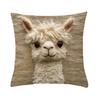 Linen Pillowcases, Funny Imitation Embroidery Pillowcases, Sofa Bedroom Festival Decoration Pillowcases, Single Person (without )