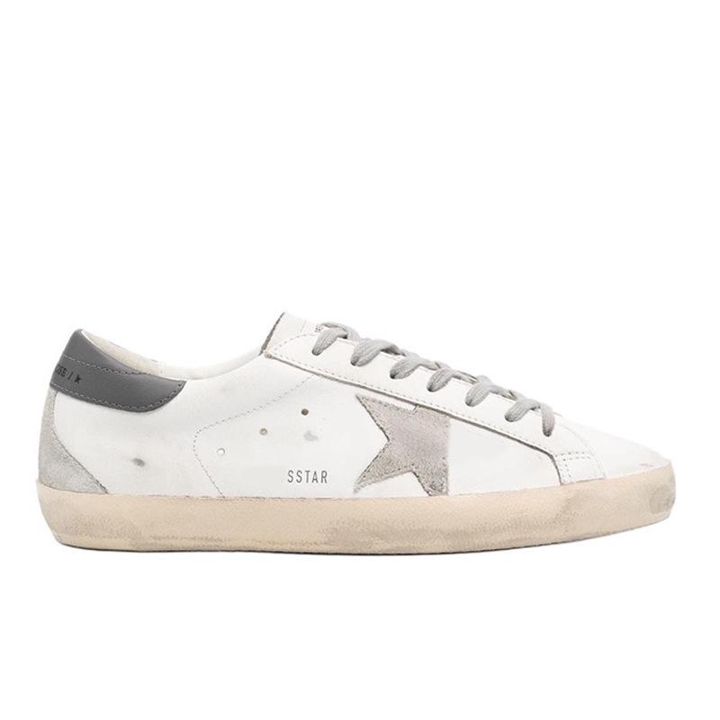 Leather Small Dirty Shoes Men's and Women's Star Shoes Dirty Shoes Casual Versatile Fashion Board Shoes White Shoes