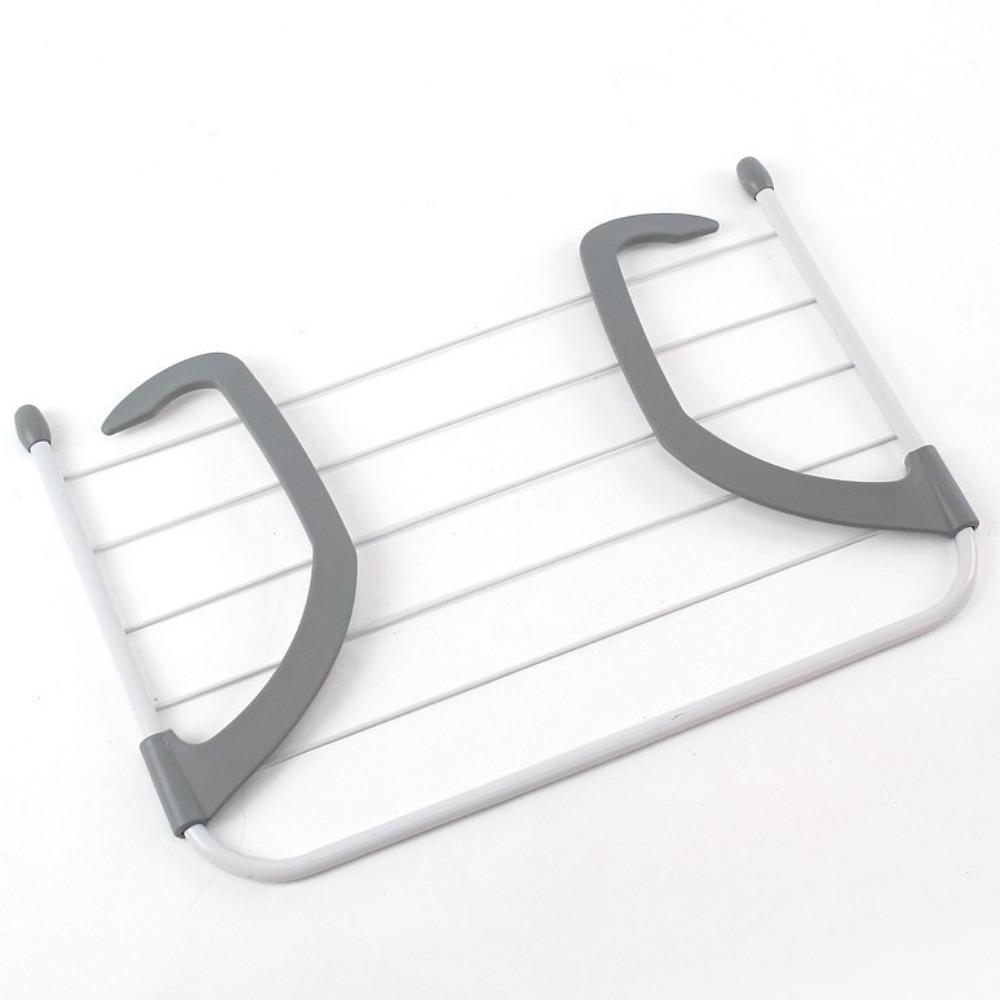 

Space Saving Foldable Clothes Hanger Collapsible Shoes Storage Rack Window Guardrail 19.69x13.39x6.30 in