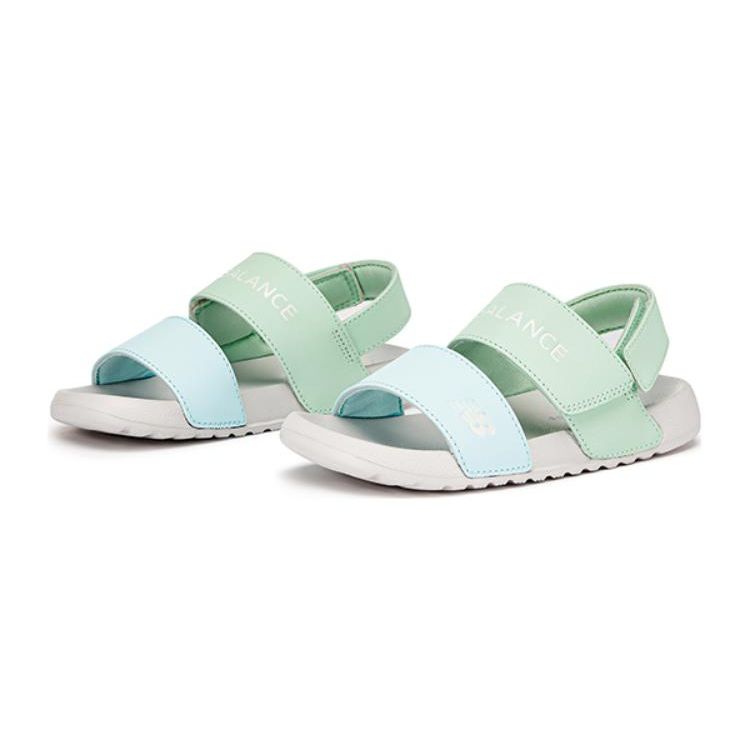 New Balance Nb Nclay Non-Slip Durable Kids Sandals Kids Sandals Green Blue YTNCLAYI
