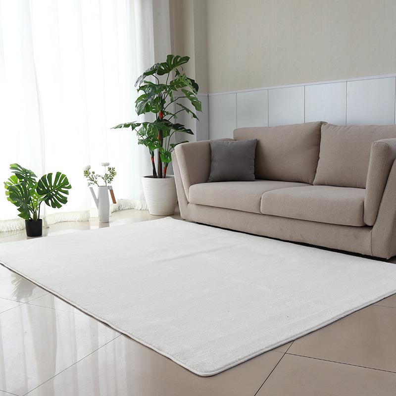 European Style Plain Color Carpet for Living Room, Office, Dormitory, Bedroom, Entrance, or Streaming Room.