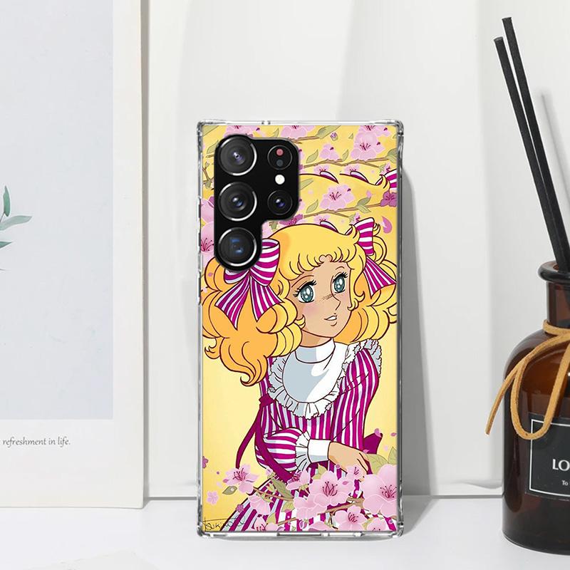 

Candy 90s Anime Phone Case For Samsung Galaxy S26 S25 Edge S24 FE S23 S22 Ultra S21 Plus S20 + Art Fundas Back Cover Galaxy S25 Samsung S24 Plus