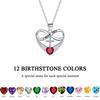 European & American Heart Infinity Necklace - Luxury Gift for Women