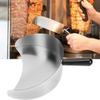 Ergonomic Handle Rotisserie Catch Pan Silver Shawarma Drip Tray Grill Meat Catcher  Home BBQ