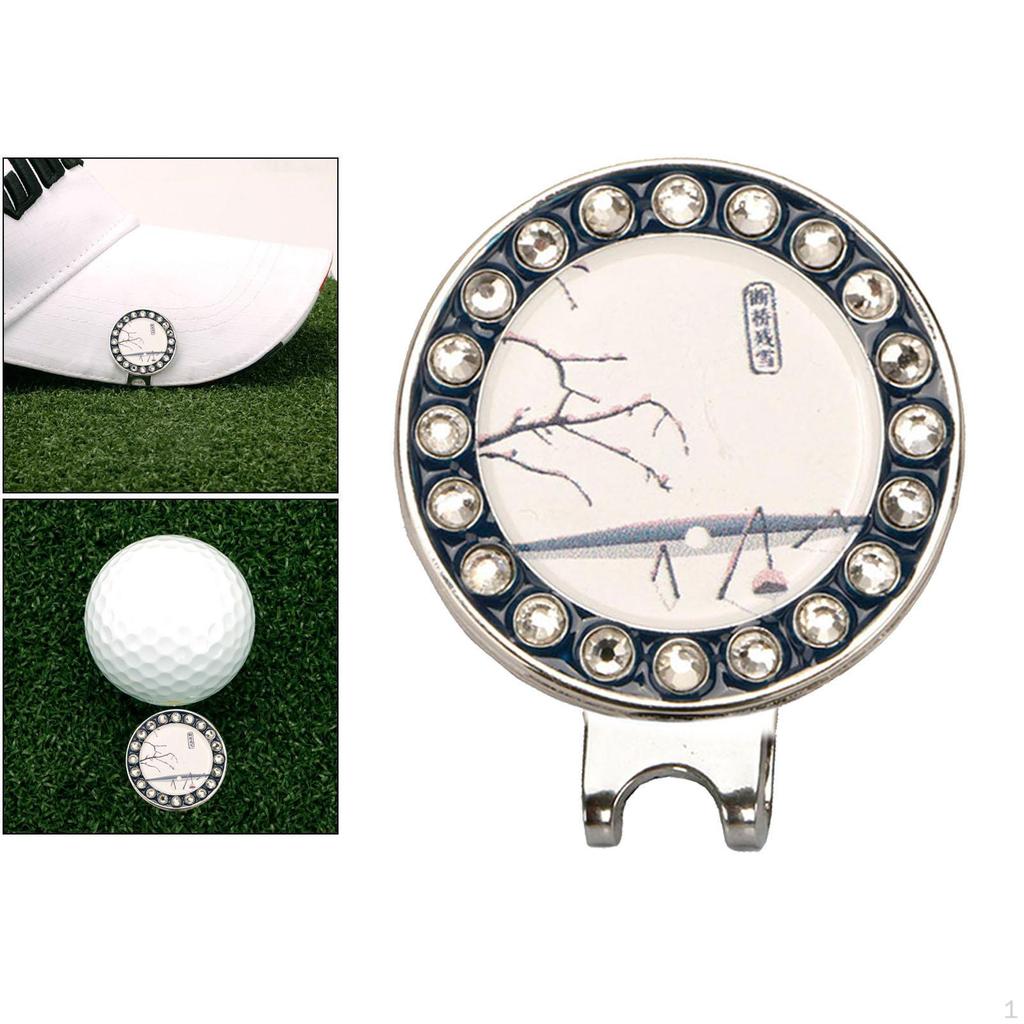 Golf Ball Markers Ladies Women Marker Hat Easily Attach To S Golfer Keepsake