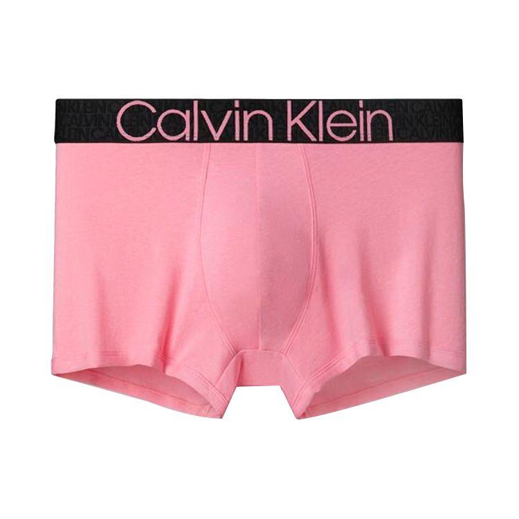 

Calvin Klein Logo Patterned Boxer Briefs Men underwear Pink NB2682-THF L