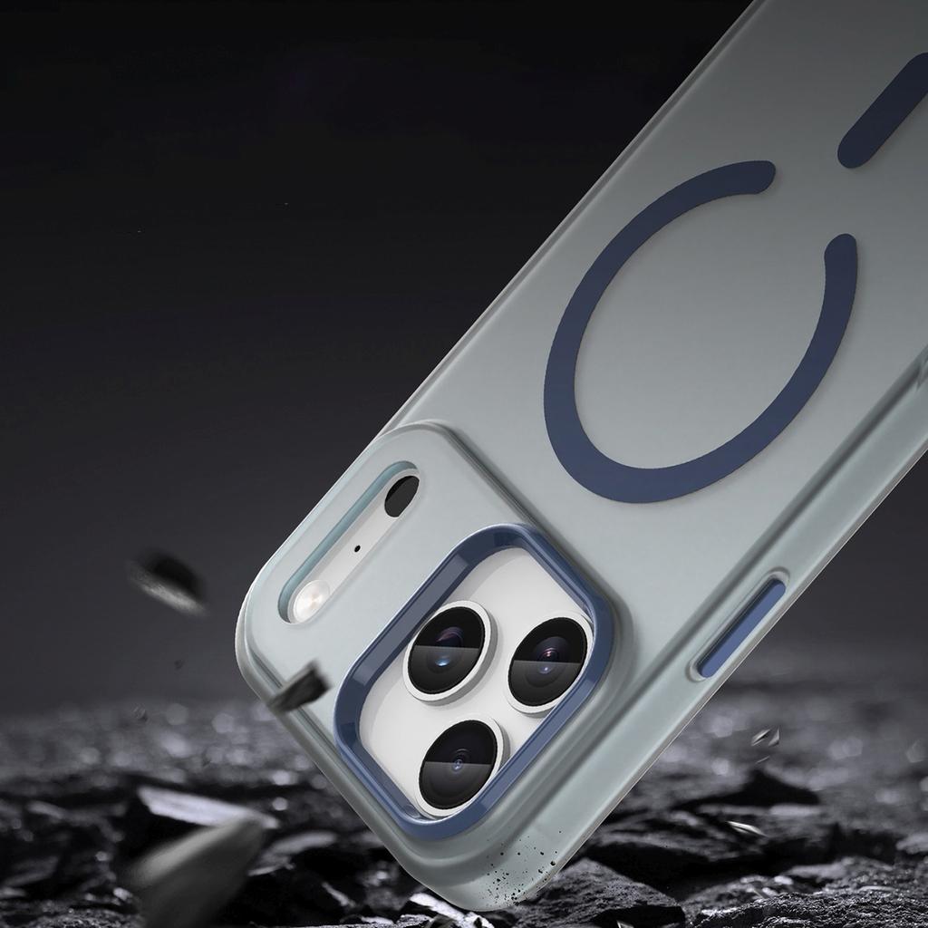 iPhone 17 Pro Magnetic Abrasive MagSafe Case - Matte Blue