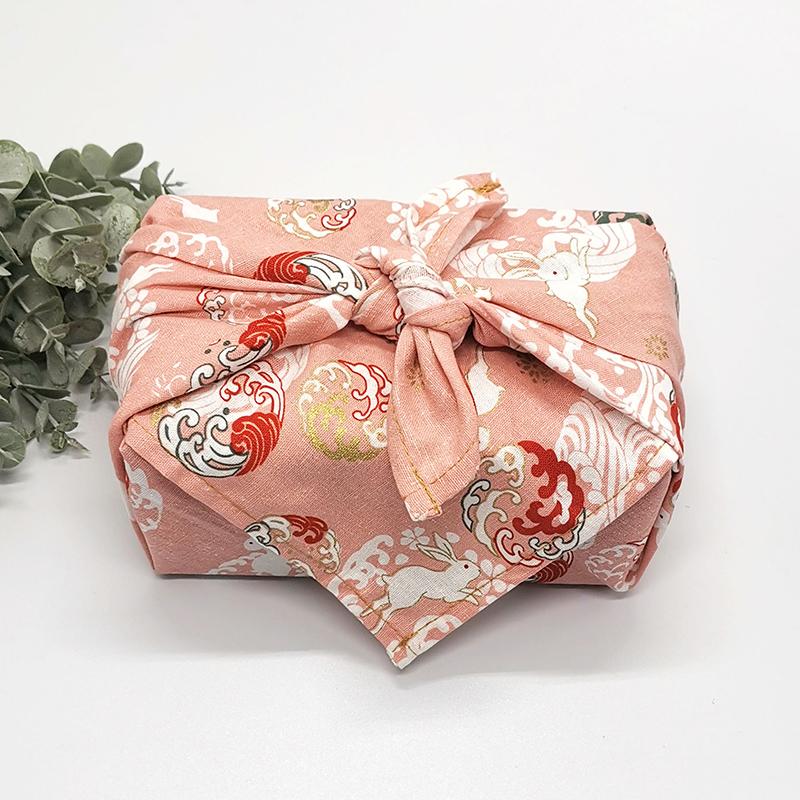 Japanischer Stil Einwickeltuch Taschentuch Furoshiki Baumwolle Bronzierter Stoff Für DIY Bento Einwickeltuch Geschenkbox Verpackung