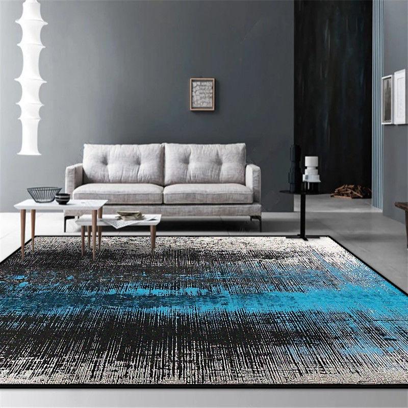 Nordic Abstract Livng Room Carpet Home Decoration Rug Bedroom Decor Area Rugs Washable Non-slip Office Lounge Floor Mat Washable