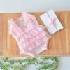 Baby Photography Props Lace Romper and Bowknot Hairband Outfit Photo Shoot Clothes Baby Photography Costume Clothing