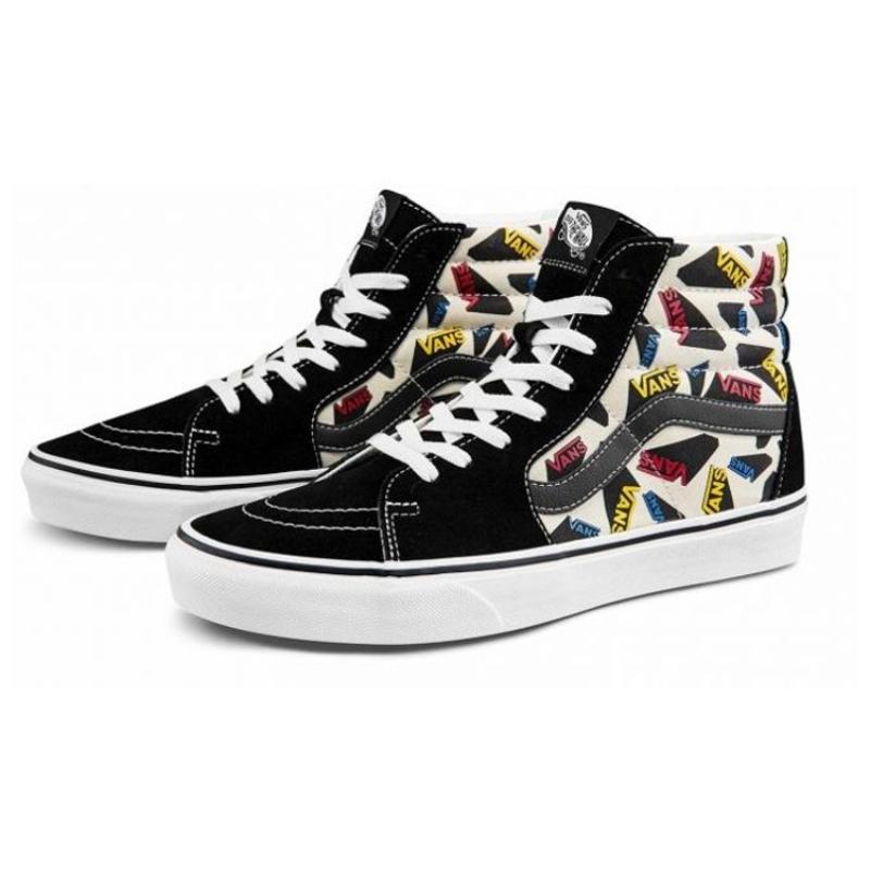 Vans SK8 HI POP LOGO Black Women's Vans VN0A4U3C2O8