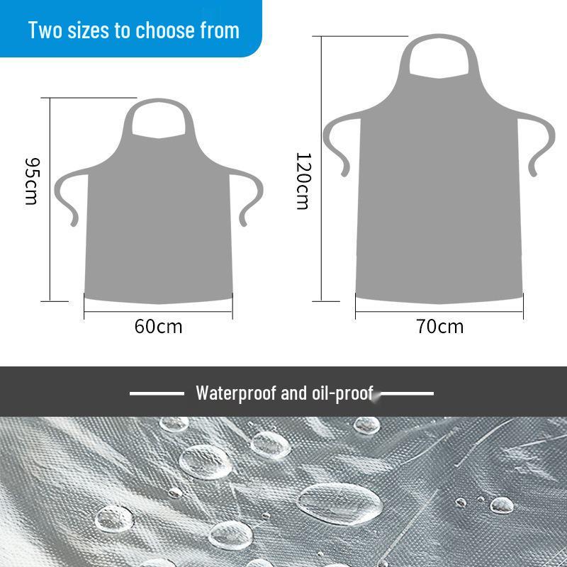 Individually Packaged Waterproof Transparent White Disposable Apron for Catering, Hot Pot, Household – Extended & Thickened Oil-Proof Design