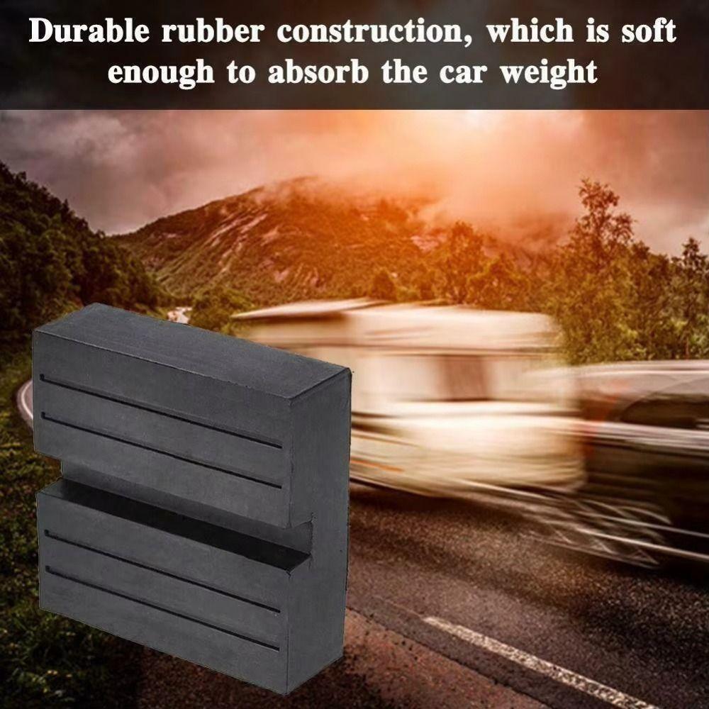 Square Round Rubber Support Block Universal Car-Jack Rubber Cushion New Rubber Jack Pad