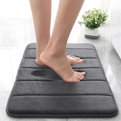 Carpet, Coral Fleece Absorbent Foot Mats, Bathroom Door Mats, Porch Entry Foot Mats