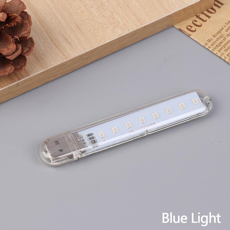 Mini Usb Led Book Light Dc5V Ultra Bright Reading Book Lamp 8Leds Light Portable Bedside Light For Power Bank Pc Laptop Notebook