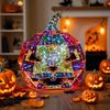 Cartoon Crafts Decor Iridescent LED Light Up Figurines Ornaments Halloween Spooky Festival Christmas Party Gift for Kids Friends