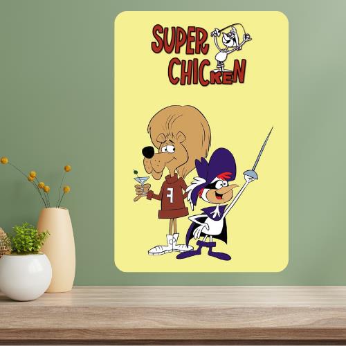 Суперкурица Классическое ТВ-шоу Металлическая Постер-вывеска 20x30cm（7.8x11.8inch）