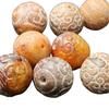 Imitation Han Ancient Style Hetian Jade Beads, Natural Loose Beads, Ideal for DIY Jewelry, 2mm Diameter